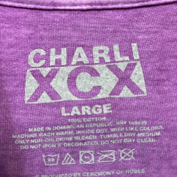 CharliXCX Everything Is Romantic Lyric brat Album EDM Tee L - Picture 4 of 4